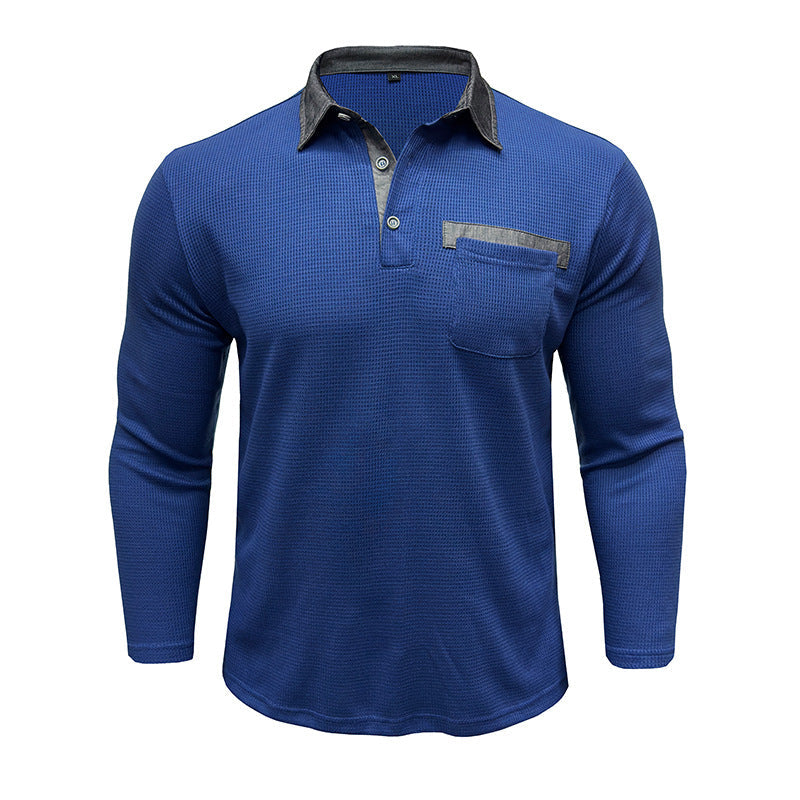 Chictango Waffle Button Down Polo