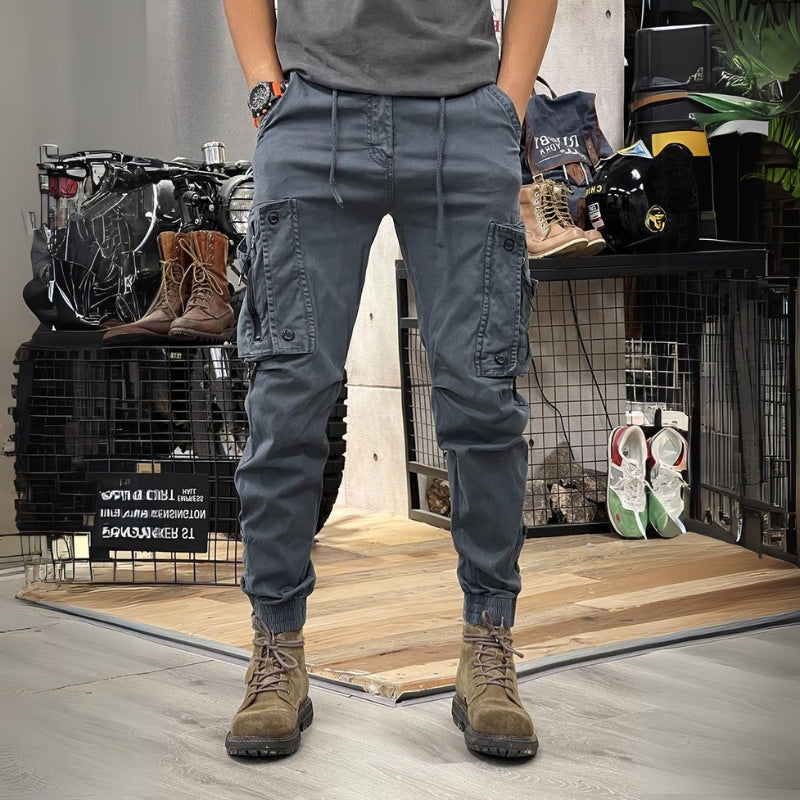 Chictango Pockets Slim Cargo Pants