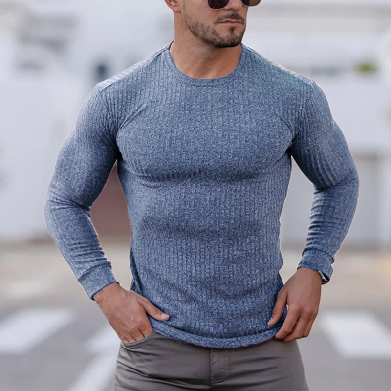 Knit Muscle Fit T-shirt