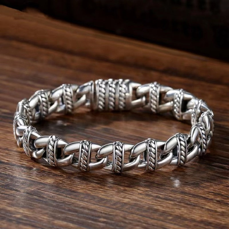 S925 Men's Cool Punk Bracelet