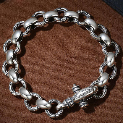 Vintage woven circle bracelet