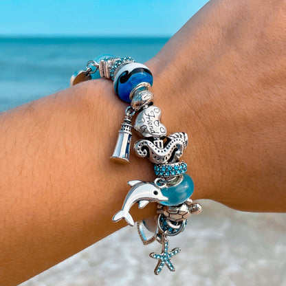 Defend the Dolphins Charm Bracelet
