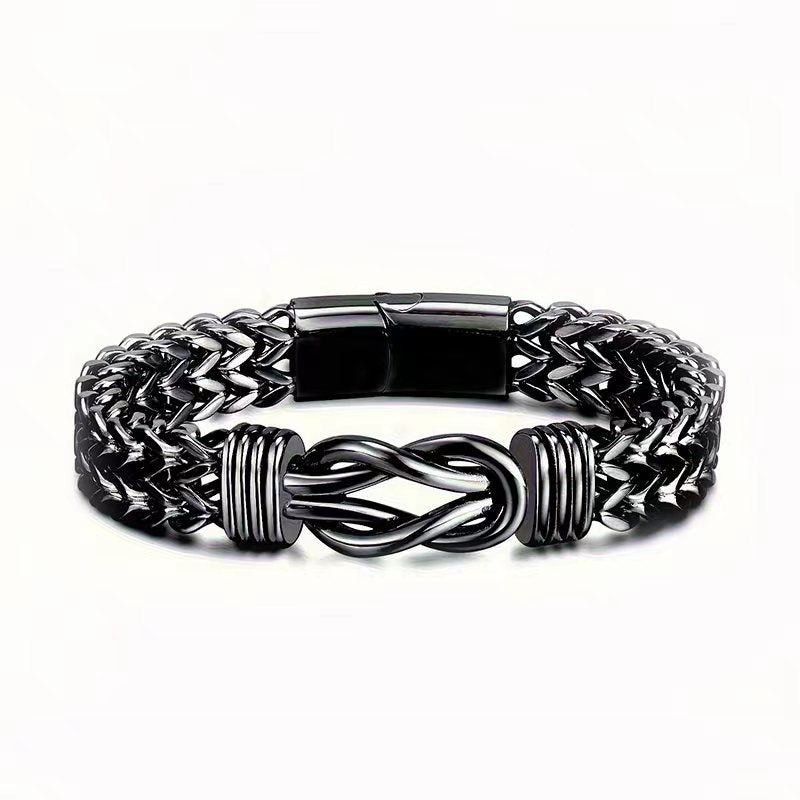 Double Row Chain Magnetic Buckle Bracelet