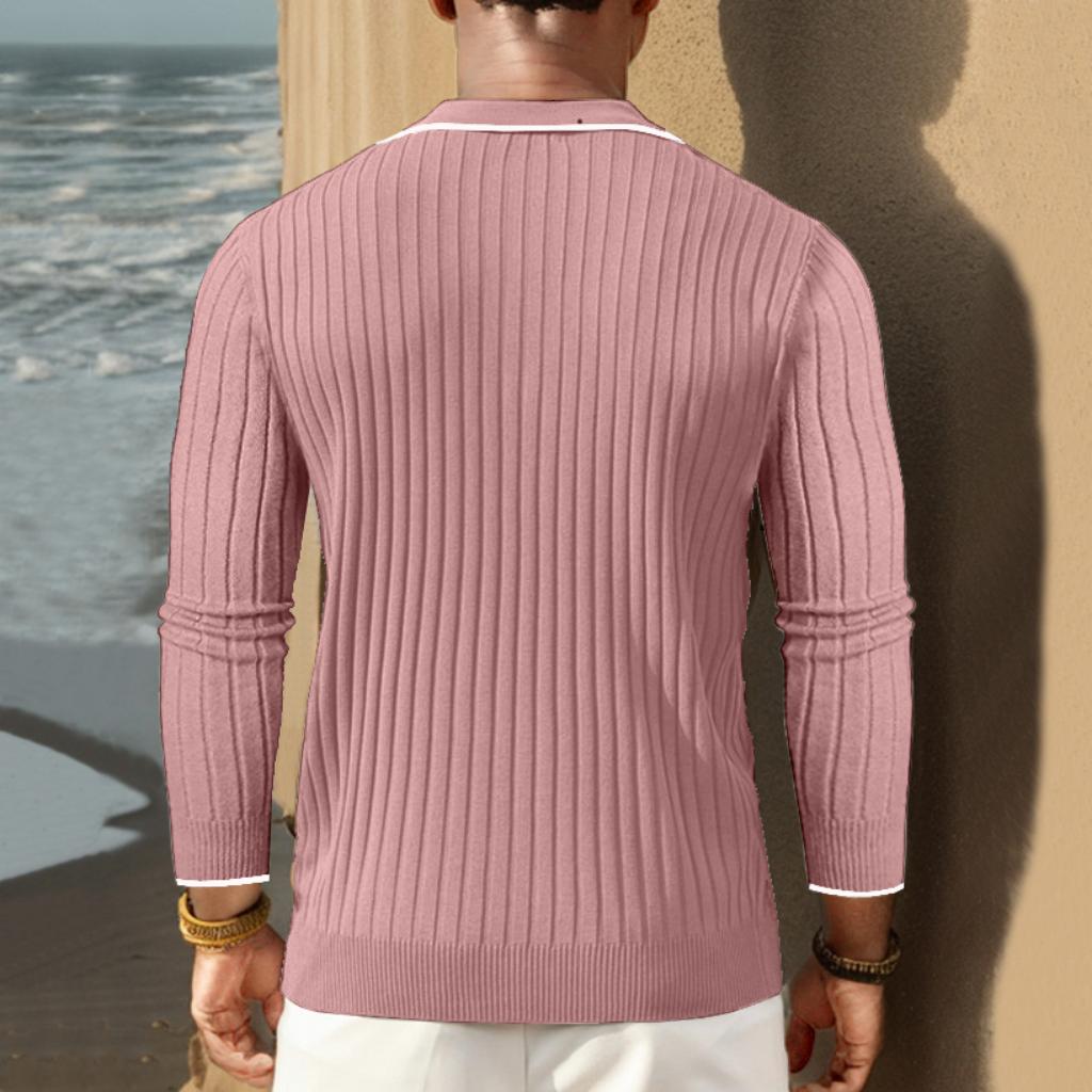 Chictango Rib Knit L Polo Shirt