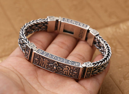 925 Silver hand woven silver chain