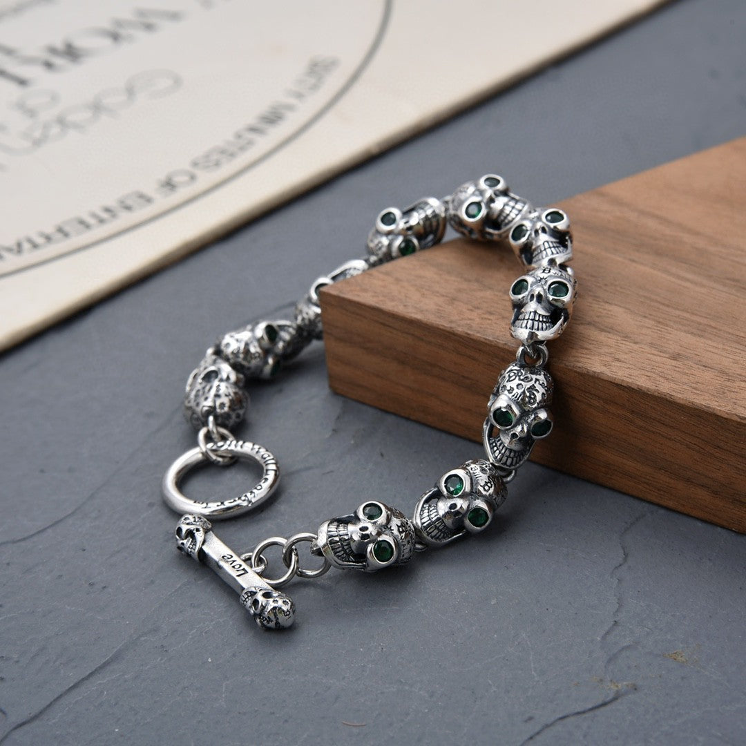 Graffiti Skull Bracelet