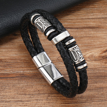 Beaded Genuine Leather  Bracelets