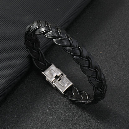 Retro Woven Leather Bracelet