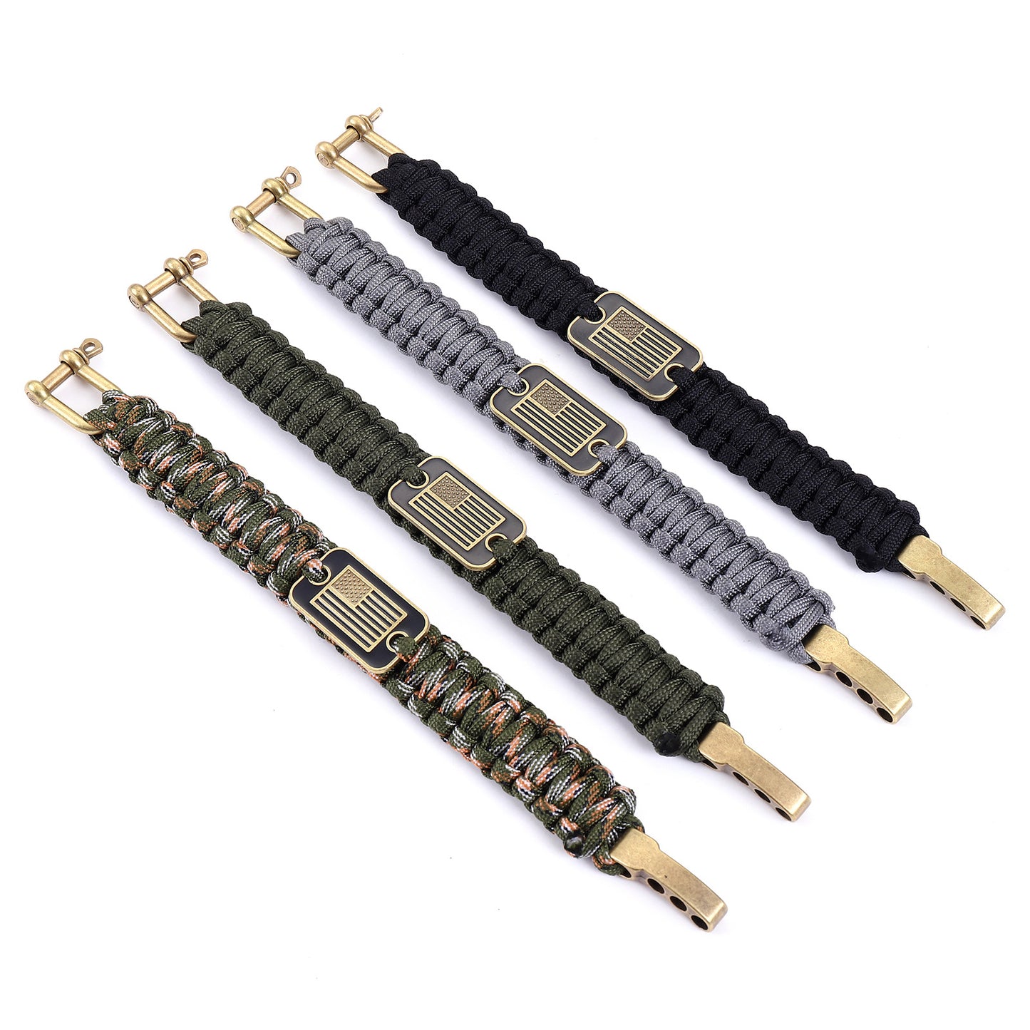 Outdoor Regulator Multifunctional Seven Core Umbrella Rope National Flag Survival Bracelet