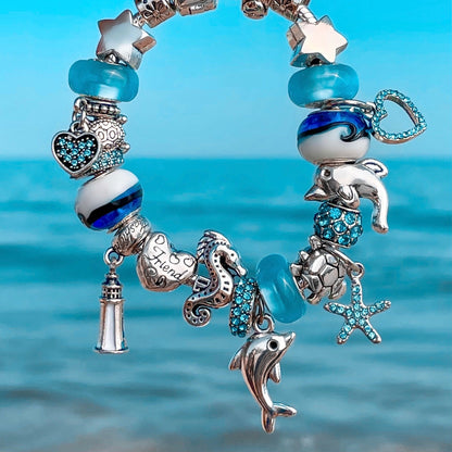 Defend the Dolphins Charm Bracelet