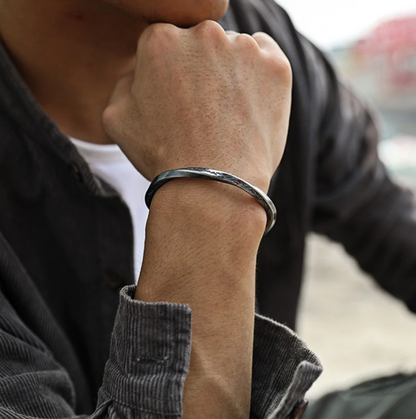 925 Silver Viking Alphabet Bracelet