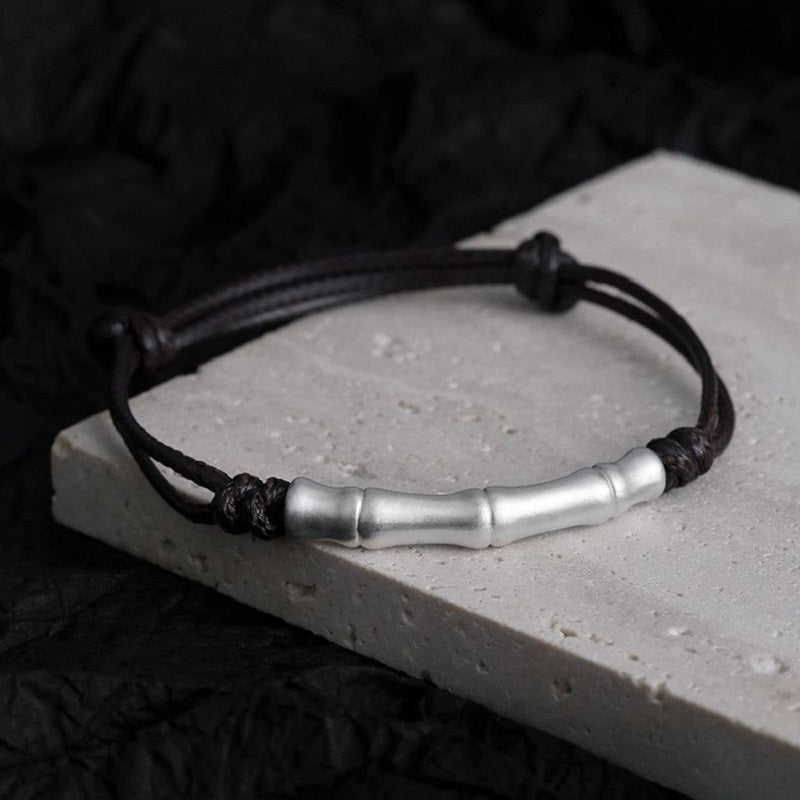 Sterling Silver Bamboo Bracelet