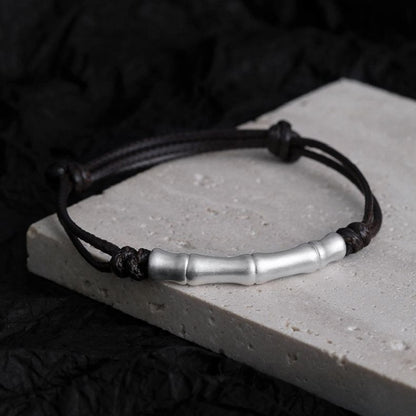 Sterling Silver Bamboo Bracelet