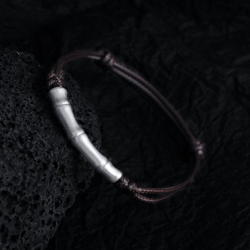 Sterling Silver Bamboo Bracelet