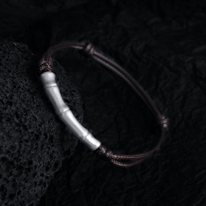Sterling Silver Bamboo Bracelet