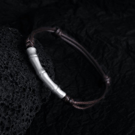 Sterling Silver Bamboo Bracelet