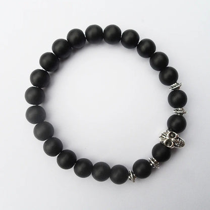 Retro Black Matte Matte Beads
