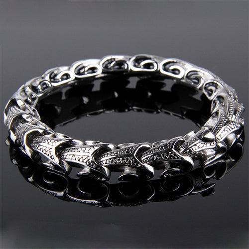 925 Silver Vintage Keel Bracelet