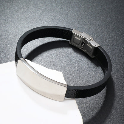 Titanium Steel Light Plate Men's Bracelet