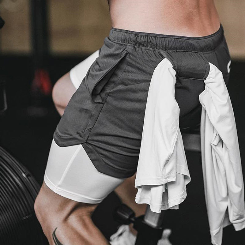 Double-layered Quick-drying Sports Shorts