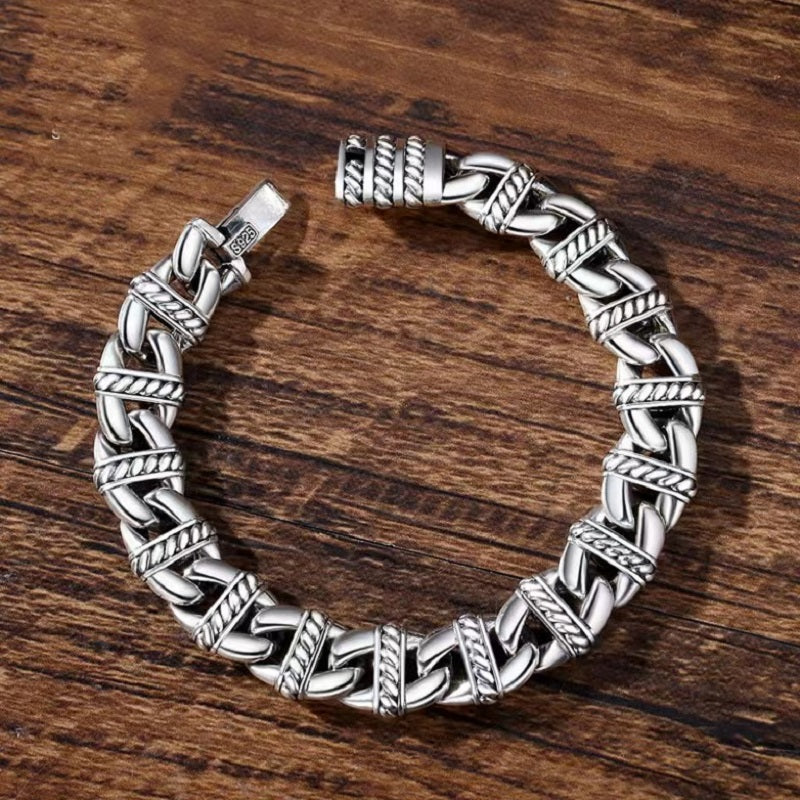 S925 Men's Cool Punk Bracelet