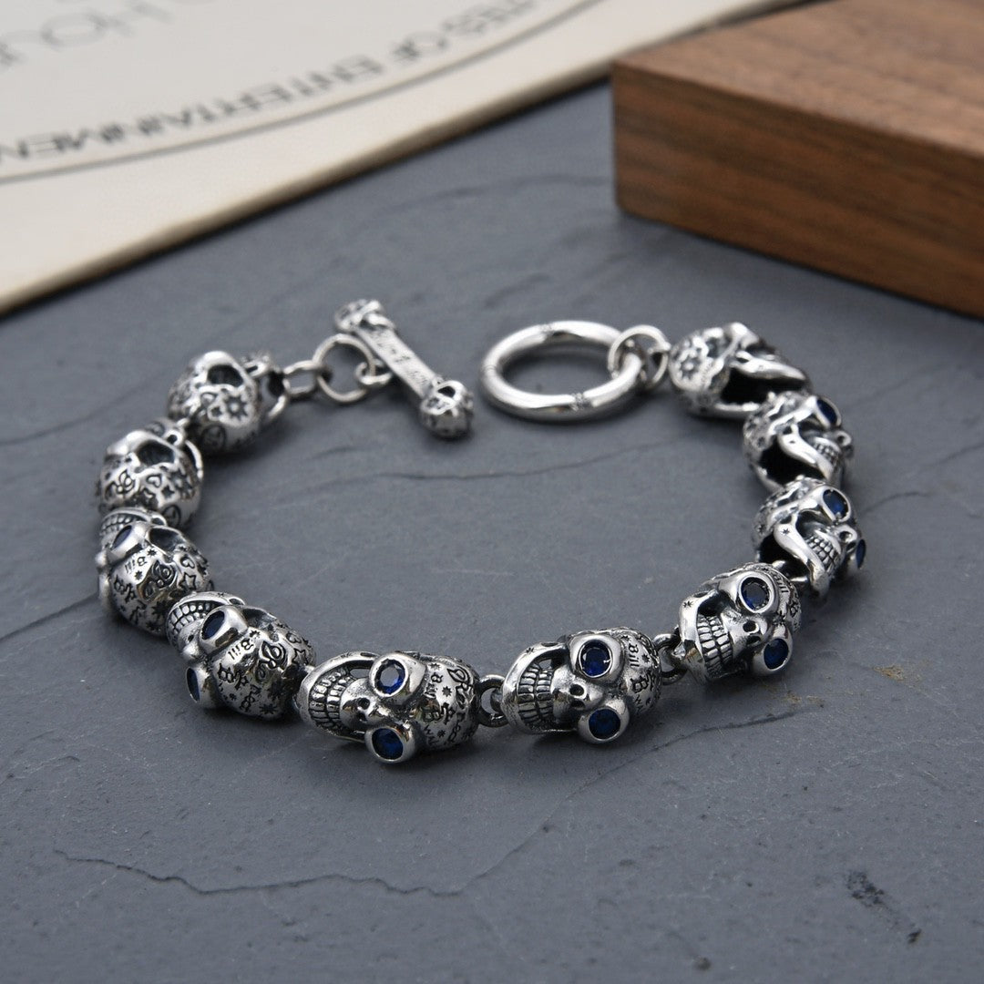 Graffiti Skull Bracelet