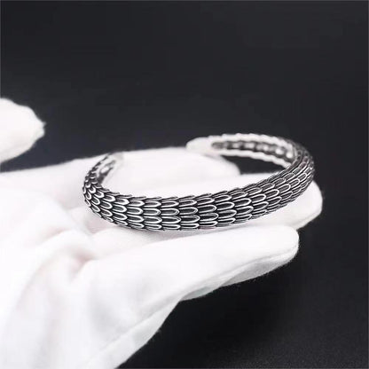 Dragon Scale Open Bracelet