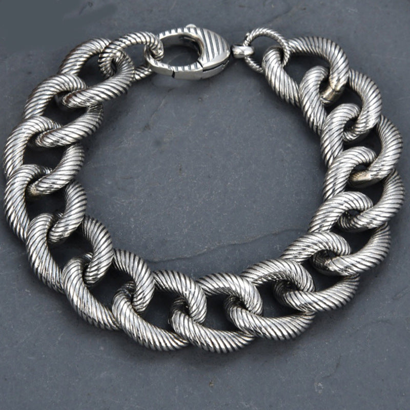 Retro Personalized Twisted Bracelet