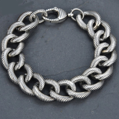 Retro Personalized Twisted Bracelet