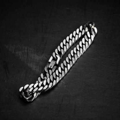 Hip-hop Thick Chain Dragon Weave Cuban Bracelet