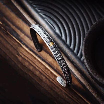 Dragon Armor Open Adjustable Bracelet