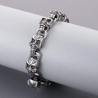 925 Silver Skeleton Bracelet