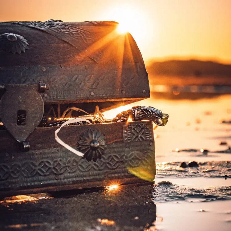 Viking Dual Color Open Odin Bracelet