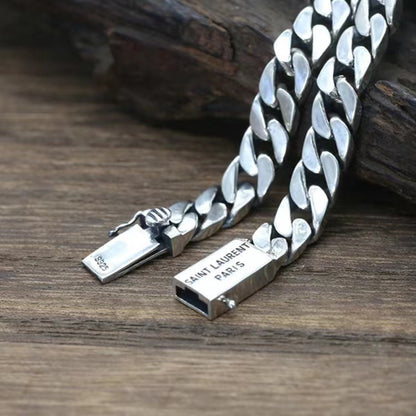 925 Silver Men's bracelet personalized design hip-hop hand ornaments