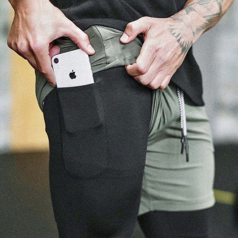 Double-layered Quick-drying Sports Shorts