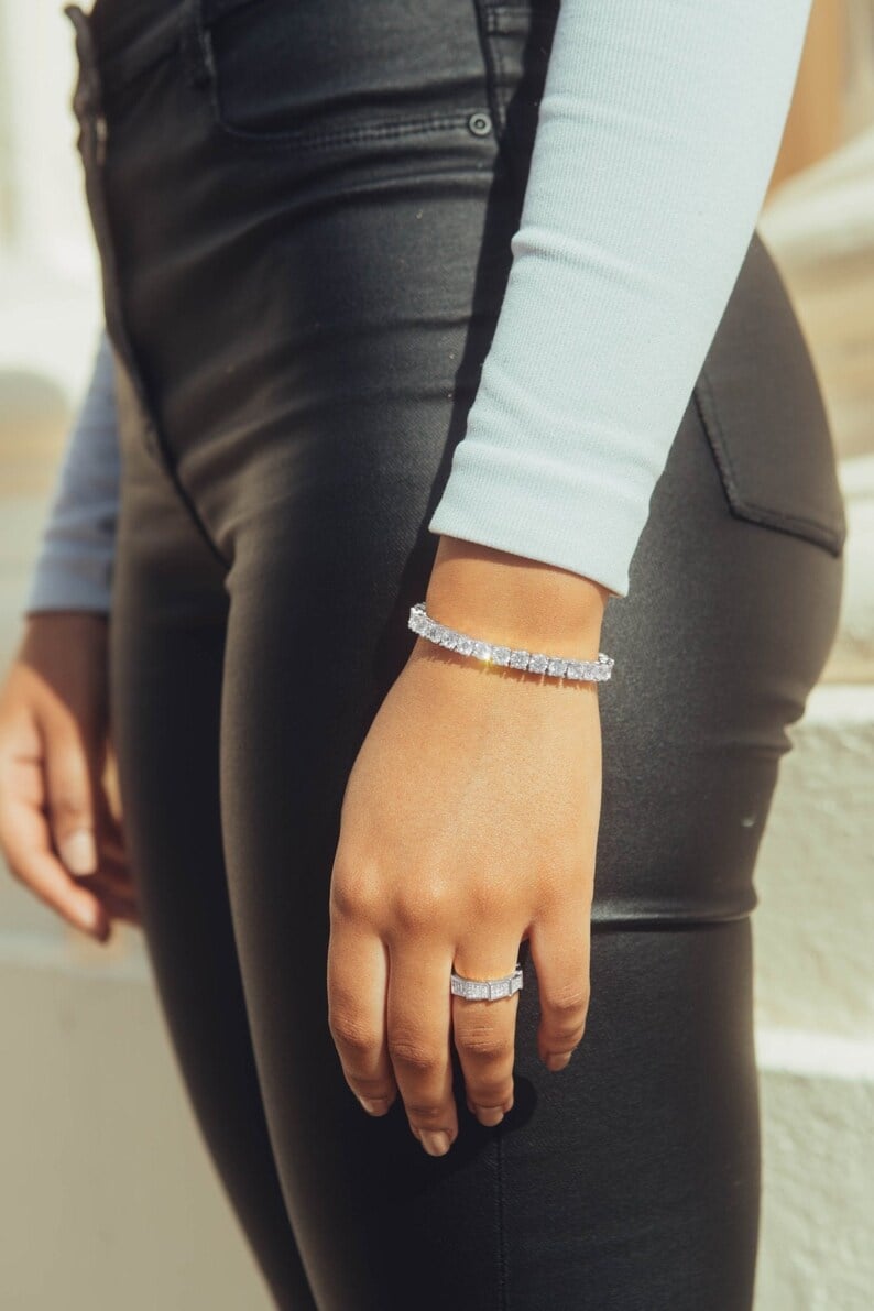 Moissanite Tennis Bracelet