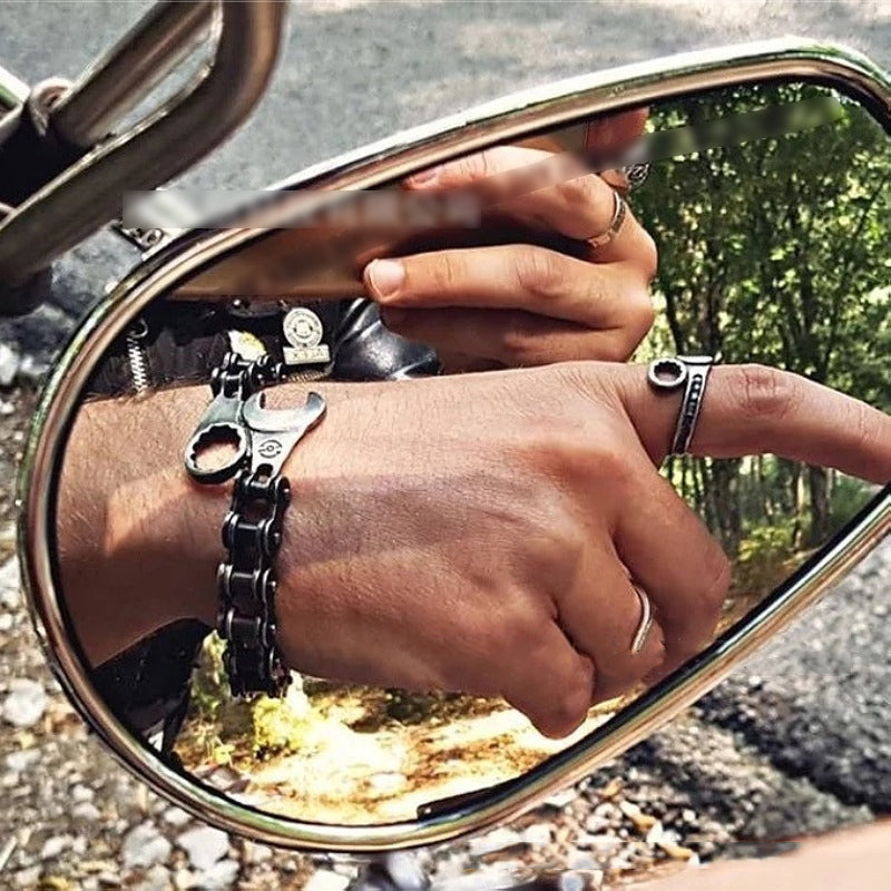 Silver Wrench Bracelet