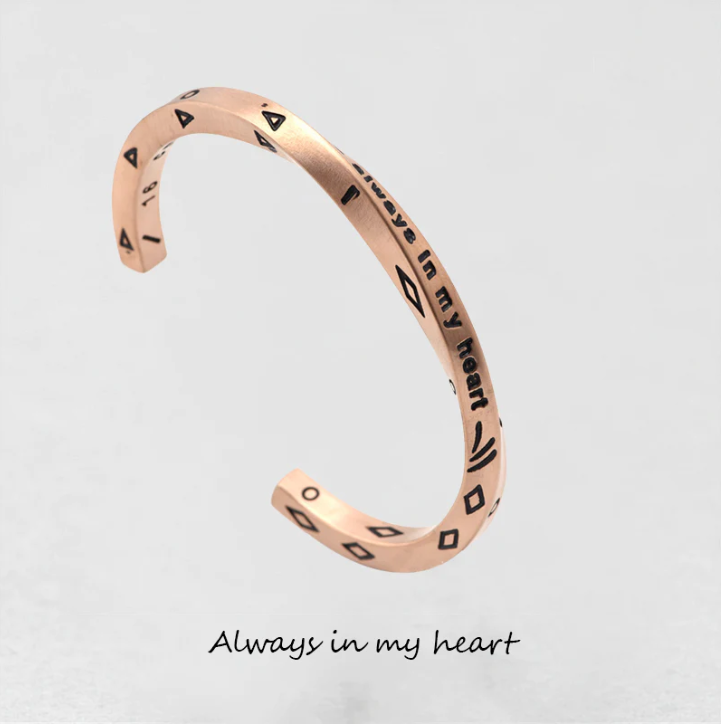 925 Silver Viking Alphabet Bracelet