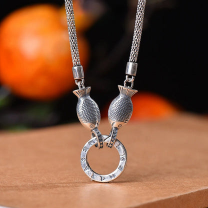 Vintage Pisces Necklace