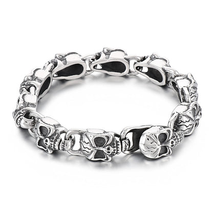 925 Silver Skeleton Bracelet