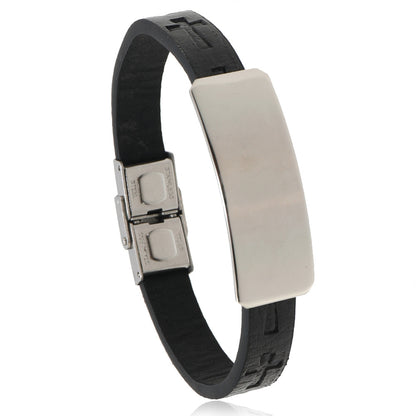 Titanium Steel Light Plate Men's Bracelet