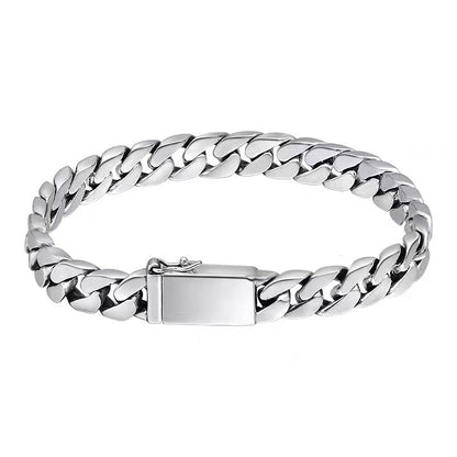 925 Silver Men's bracelet personalized design hip-hop hand ornaments