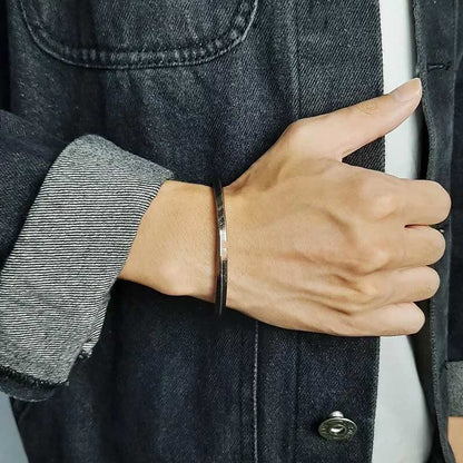 Spiral Twist Open Bracelet