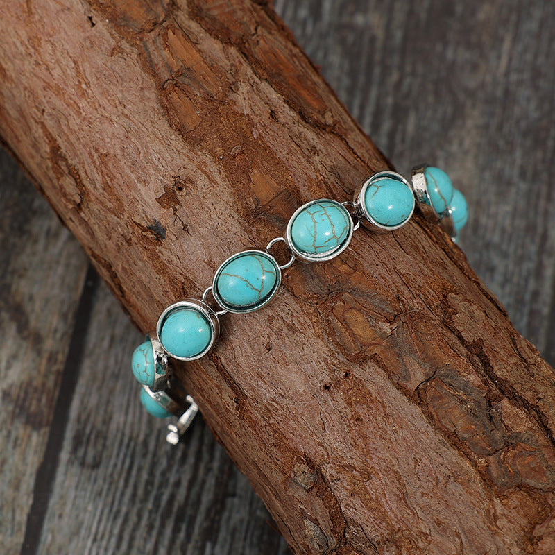 Turquoise Hoop Bracelet