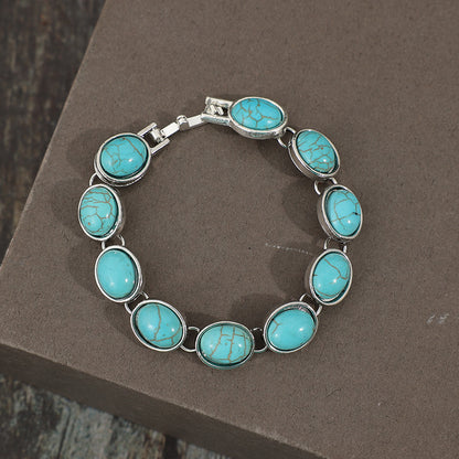 Turquoise Hoop Bracelet