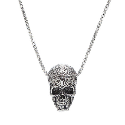 Retro Personalized Skull Men'S Necklace