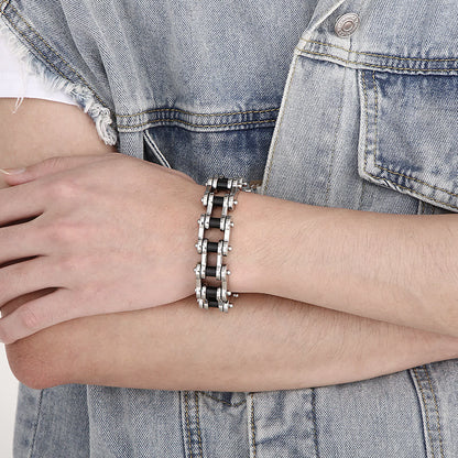 Moto Chain Bike Bracelet