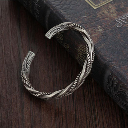 Fried Dough Twists Open Bracelet