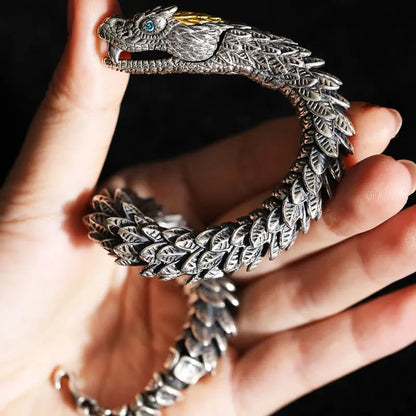 Jormungandr Personalized Rattlesnake Bracelet