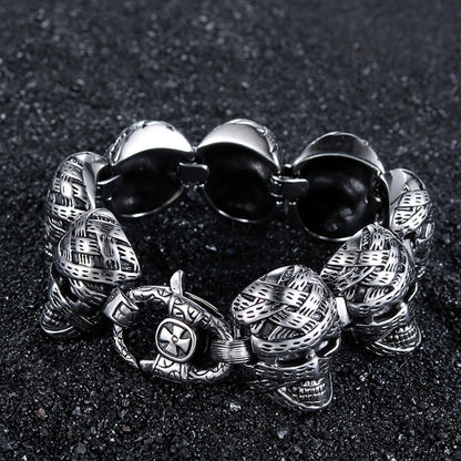 925 Silver Skull Decoration Bracelet